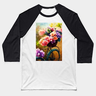 Watercolor vintage bike Baseball T-Shirt